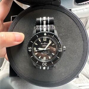 swatch fifty fathoms watch